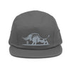 5 Panel - Toro en gris